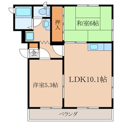 シャンポール輝の物件間取画像